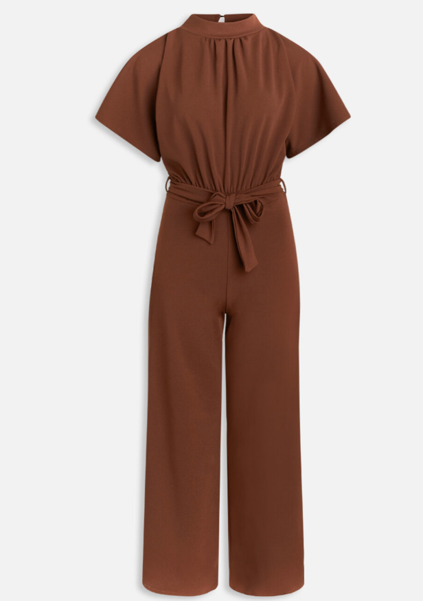 Girl Jumpsuit -  Choco