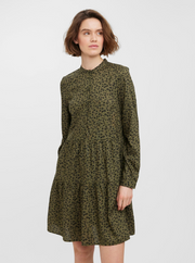 VMSIMONE L/S SHORT DRESS - Green