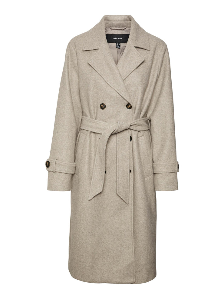 VMFORTUNEVEGA LONG TRENCHCOAT - Beige