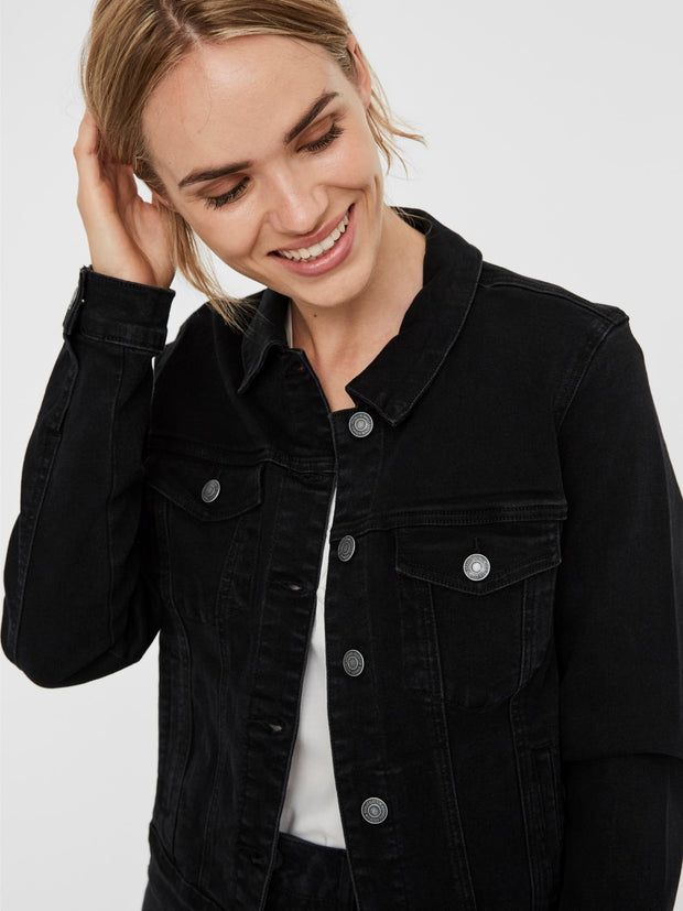 Hot Soya Denim Jacket - Black