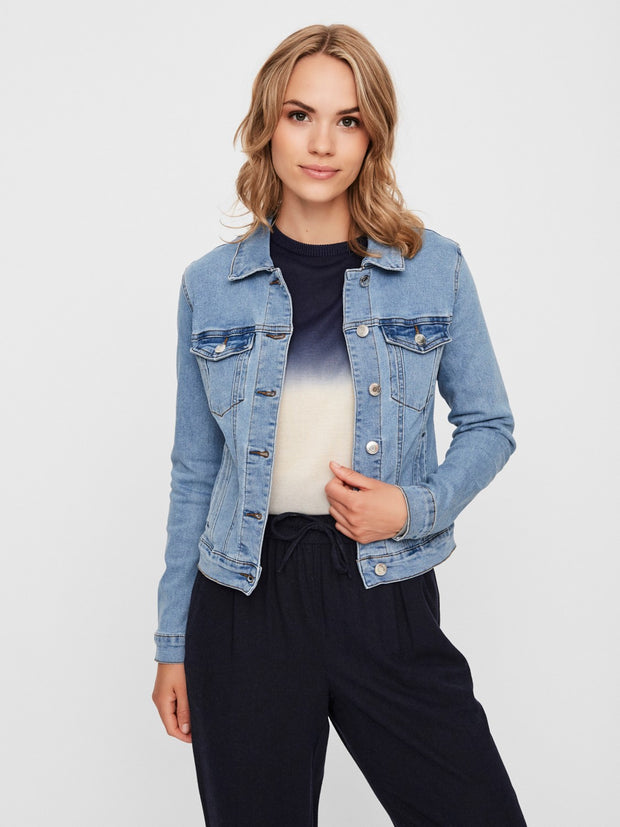 Hot Soya Denim Jacket - Light blue